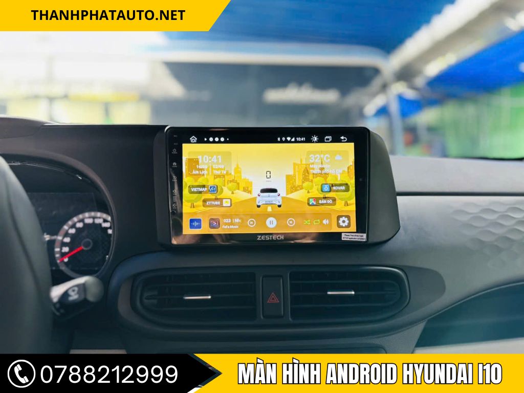 màn hình android xe Hyundai I10