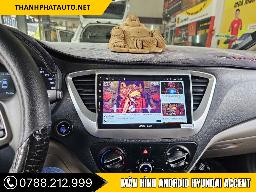 Hình Ảnh Hình Ảnh Màn hình Hyundai Accent 2018, 2019, 2020