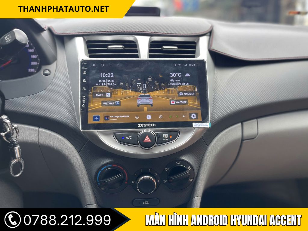 Màn hình Android Hyundai Accent 2013-2016