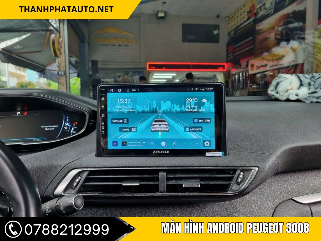 Màn hình Android Peugeot 3008