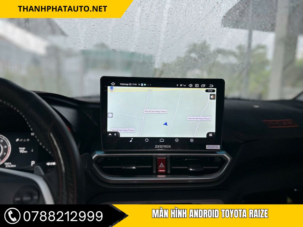 màn hình android toyota raize