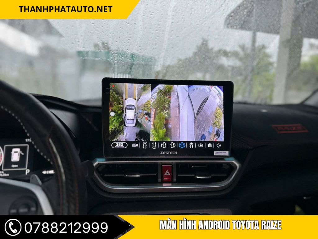 màn hình android toyota raize