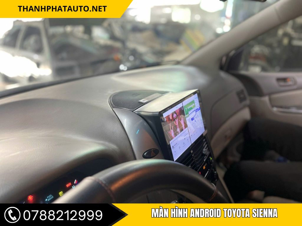 màn hình android toyota sienna