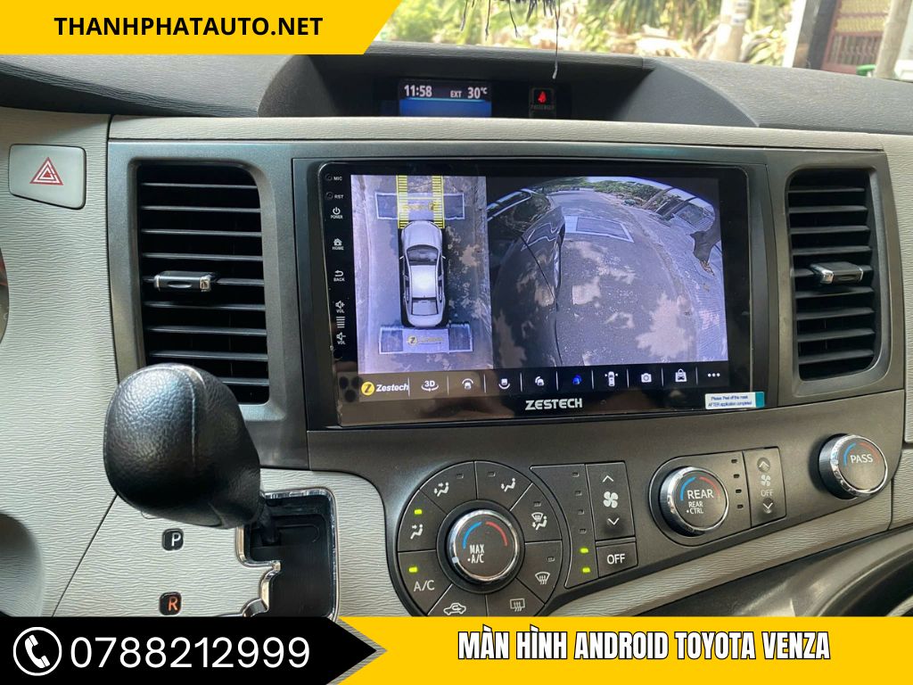 Màn hình Android Toyota Venza