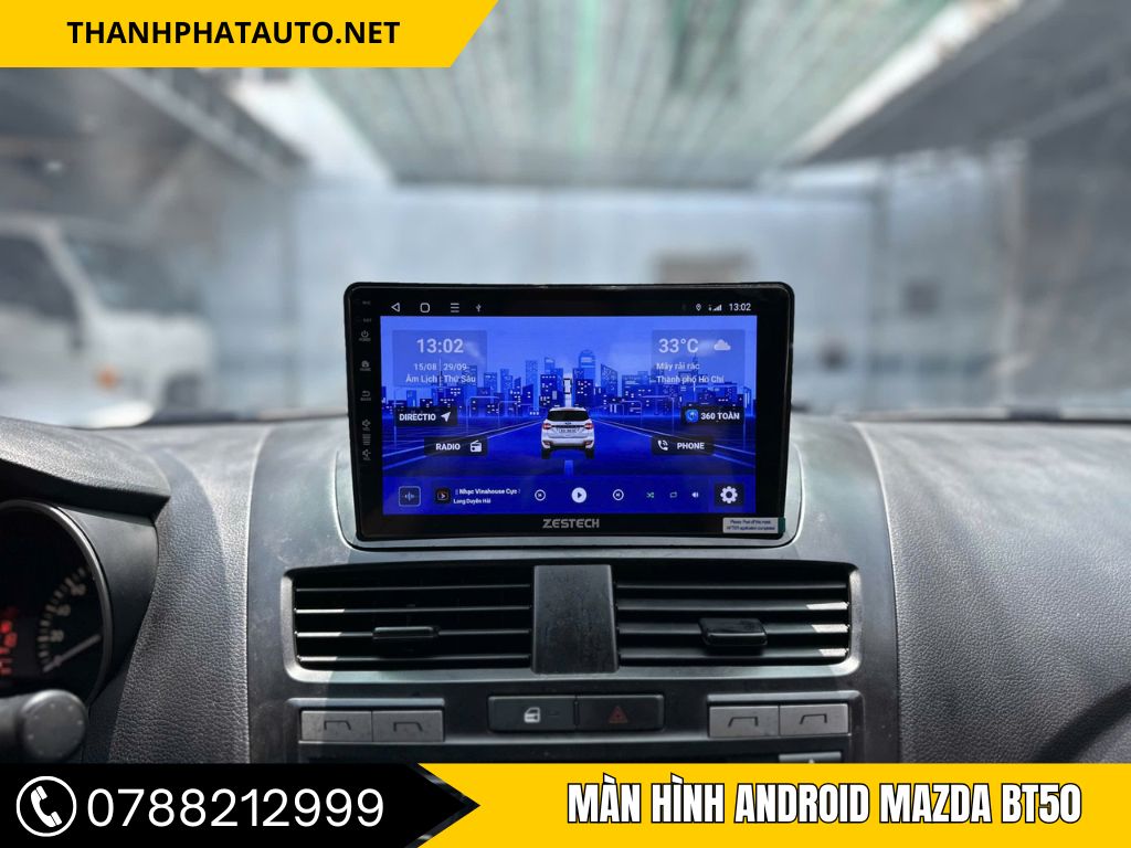 màn hình Android Mazda BT50