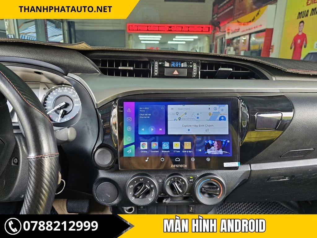màn hình toyota hilux