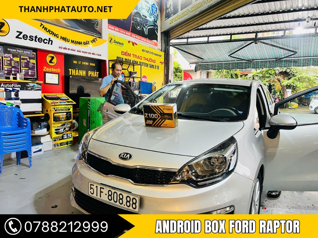 Lắp Đặt Màn Hình Z100 Xe Kia Rio
