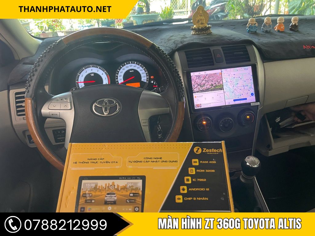 màn hình Zt 360g xe altis
