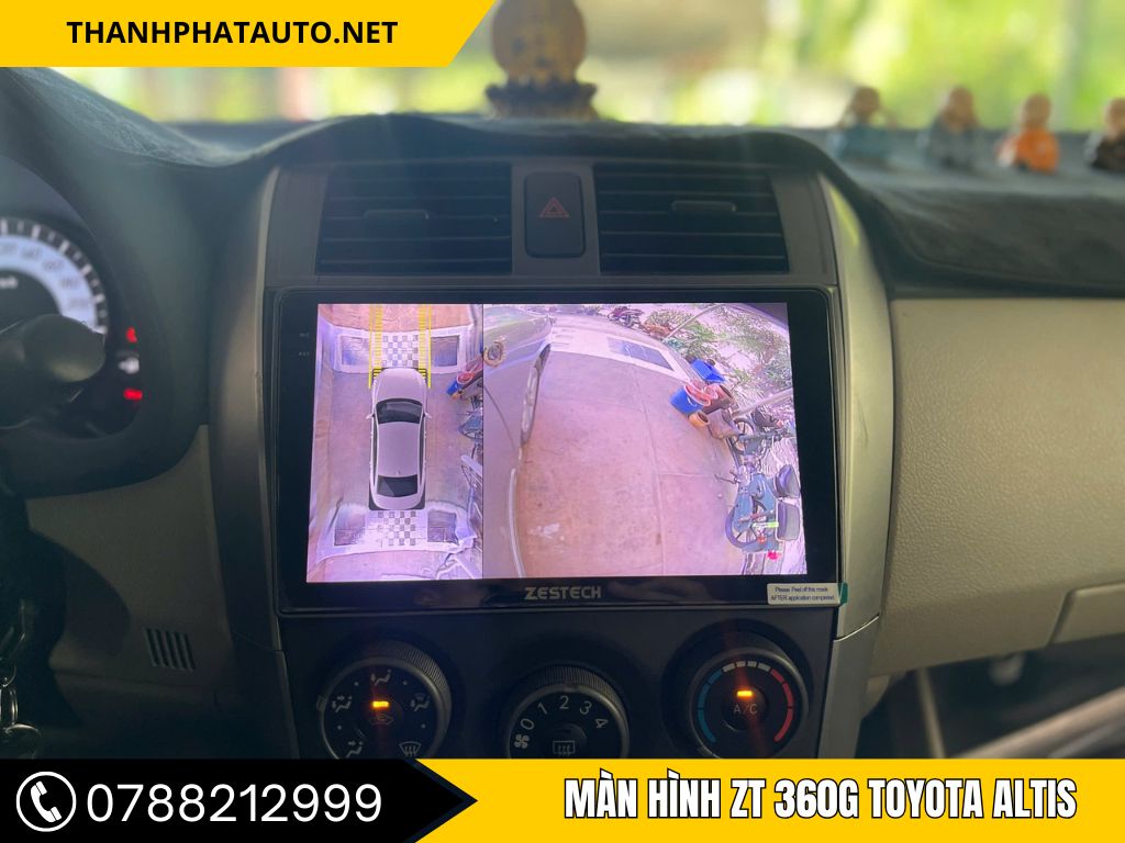 màn hình Zt 360g xe altis