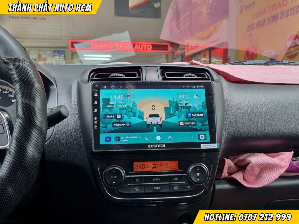 Lắp Màn Hình Android Attrage