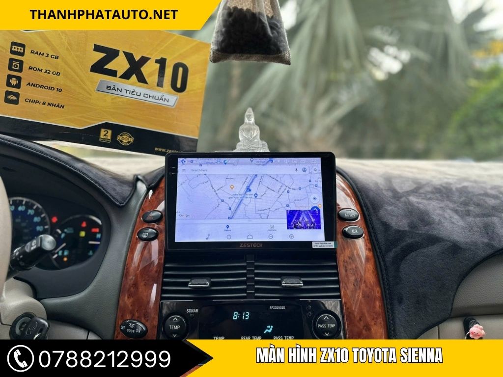 màn hình zx10 xe Sienna
