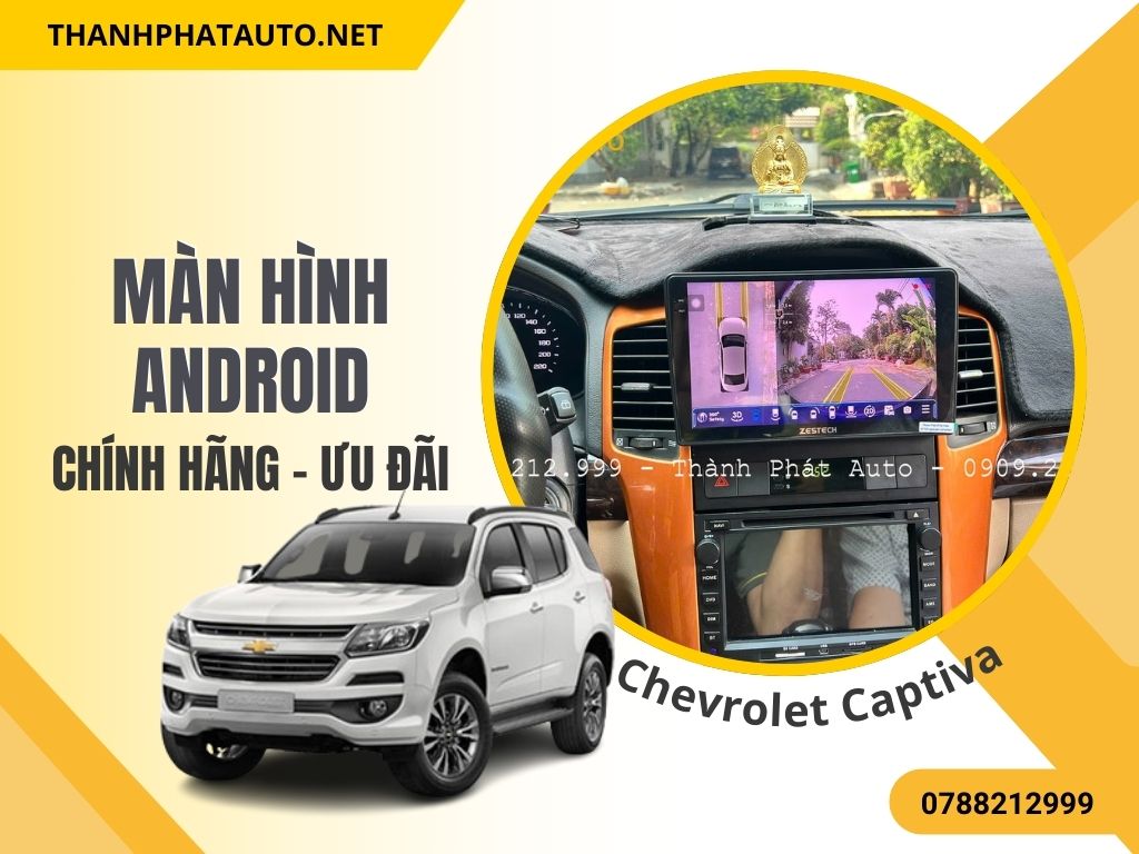 vệ sinh màn hình android xe captiva