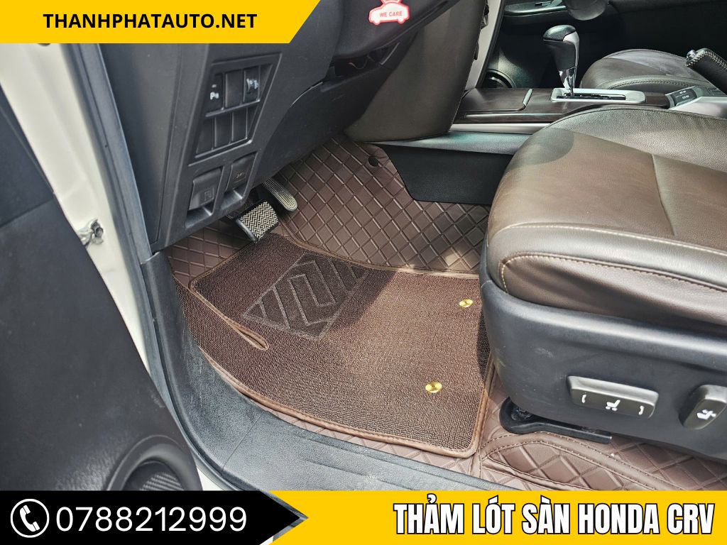 Kinh Nghiệm Lắp Thảm Lót Sàn Xe Honda CRV