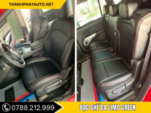 BỌC GHẾ DA LIMO GREEN
