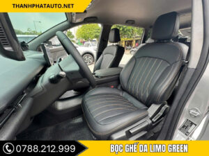 BỌC GHẾ DA LIMO GREEN