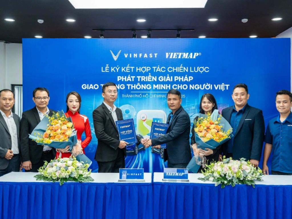 lễ ký kết vinfast hợp tác vietmap đánh dấu cột mốc mới