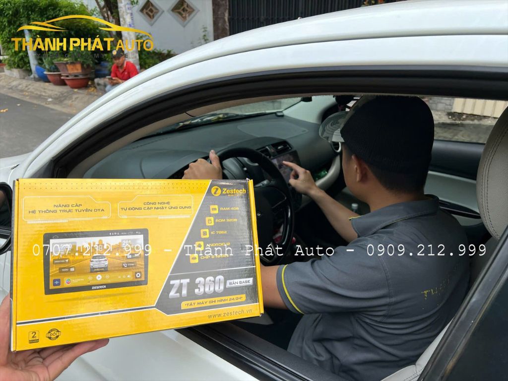 Lắp Đặt Màn Hình Android Cho Xe Mitsubishi Attrage