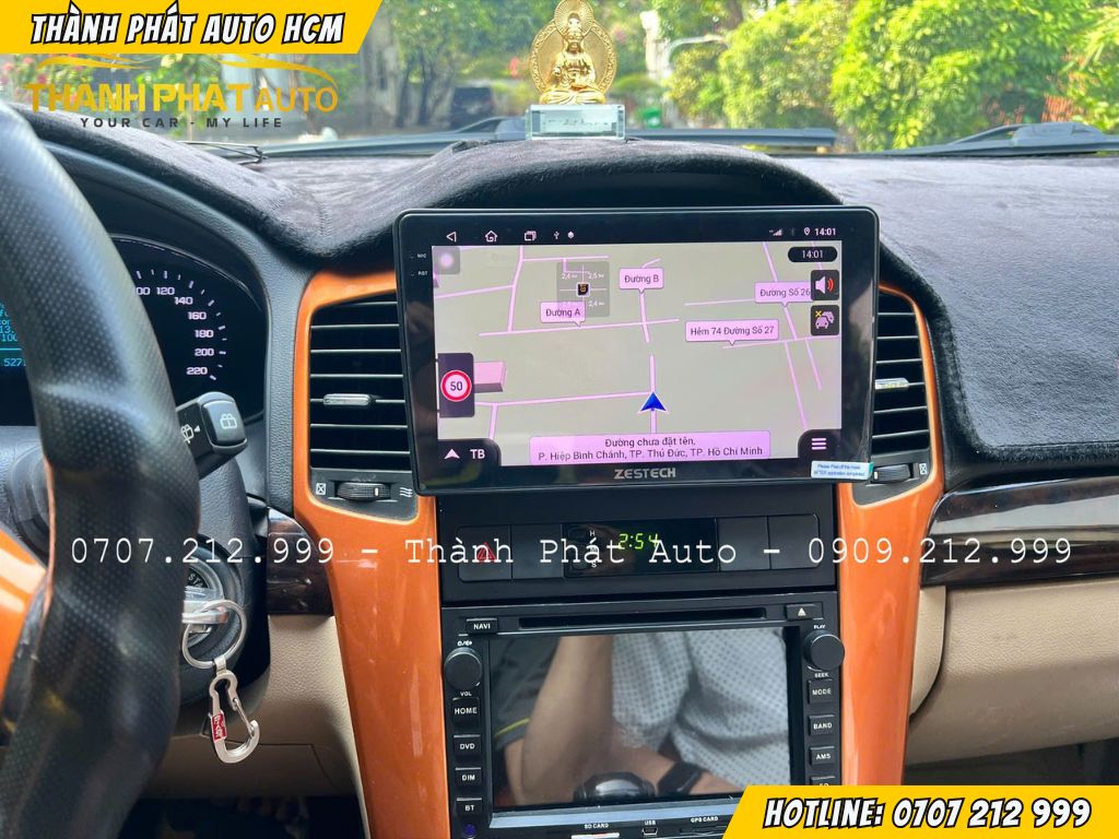 màn hình android xe captiva