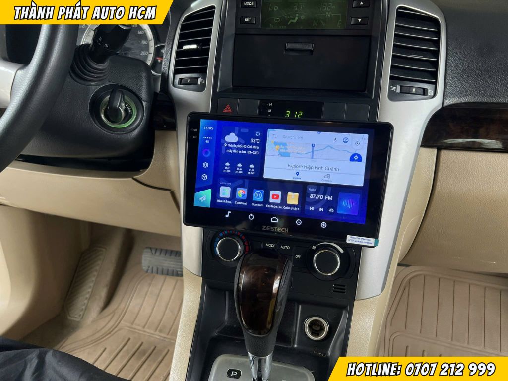 màn hình android xe captiva