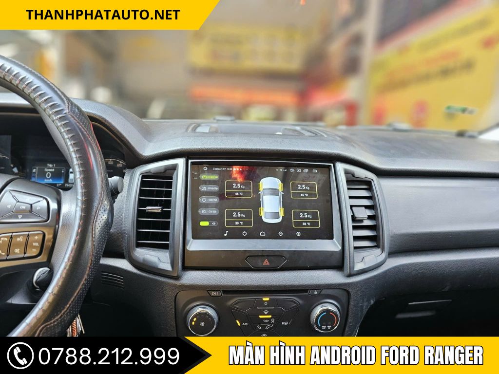 Màn hình android ô tô ford ranger