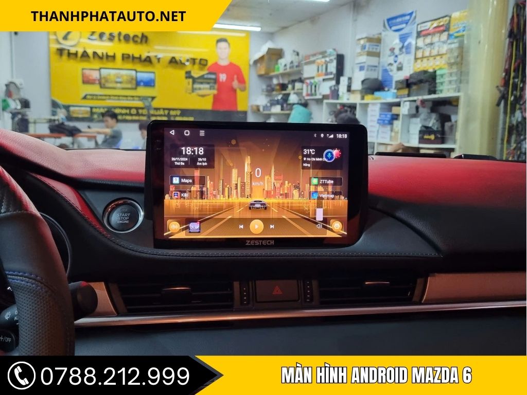 màn hình Android cho Mazda 6
