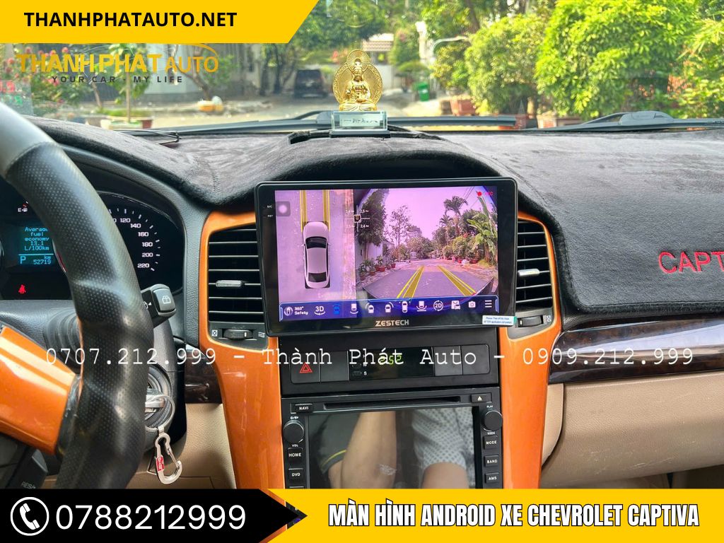 màn hình android xe Chevrolet Captiva