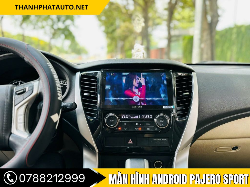 màn hình ZX10+ cao cấp xe Pajero Sport