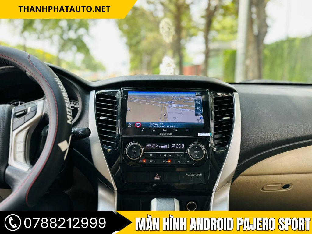 màn hình ZX10+ cao cấp xe Pajero Sport
