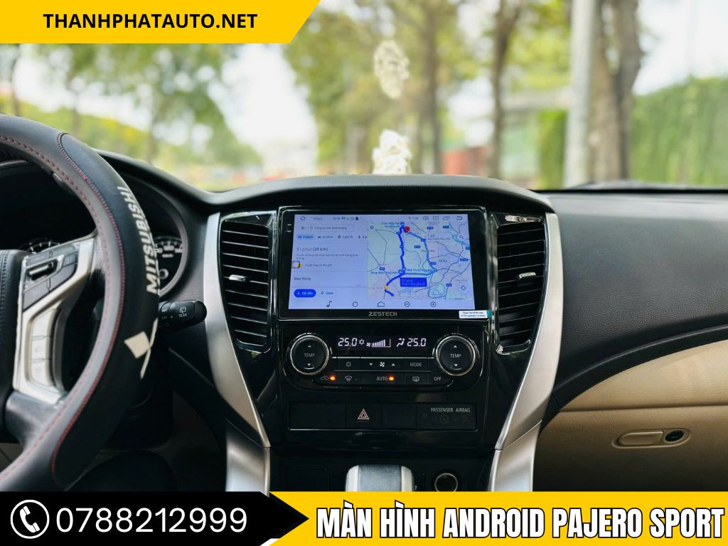màn hình ZX10+ cao cấp xe Pajero Sport