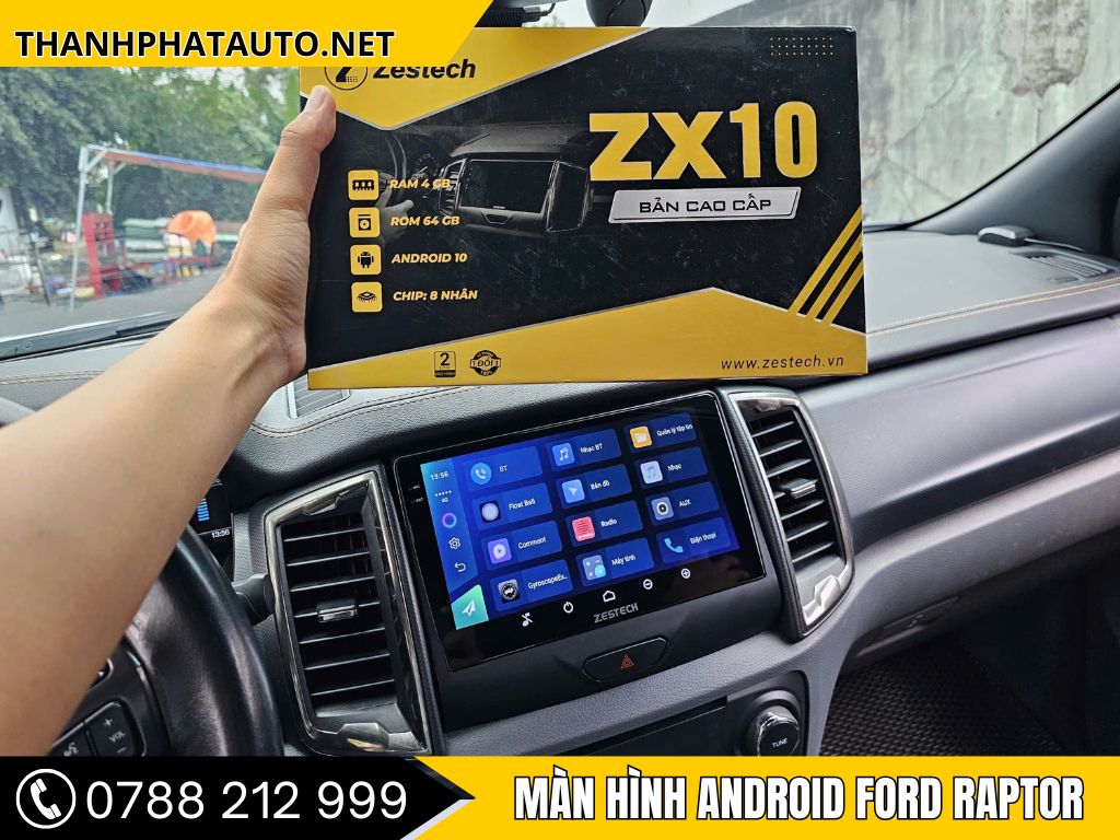 Màn Hình Android Ford Raptor