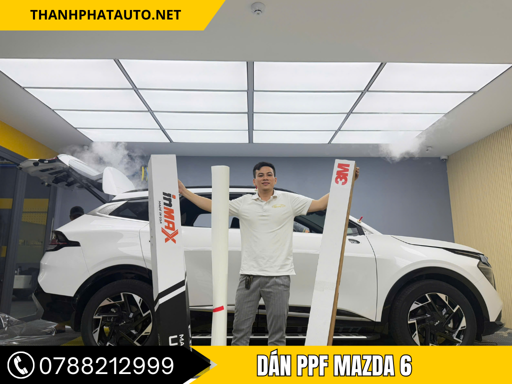 dán PPF Mazda 6