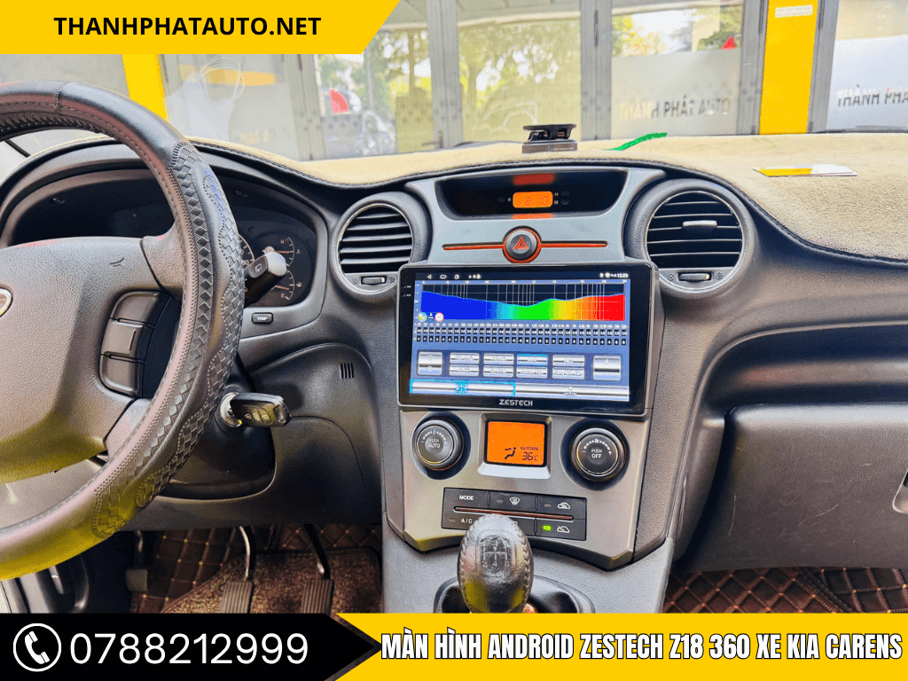 “Nâng cấp màn hình Android Zestech Z18 360 cho xe Kia Carens – Thanh Phát Auto chuyên lắp đặt màn hình Android ô tô tại Đồng Nai.”