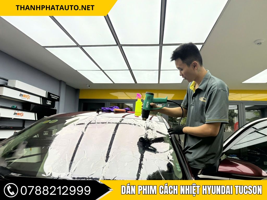 Dán Phim Cách Nhiệt Xe Hyundai Tucson – Chống Nóng Hiệu Quả