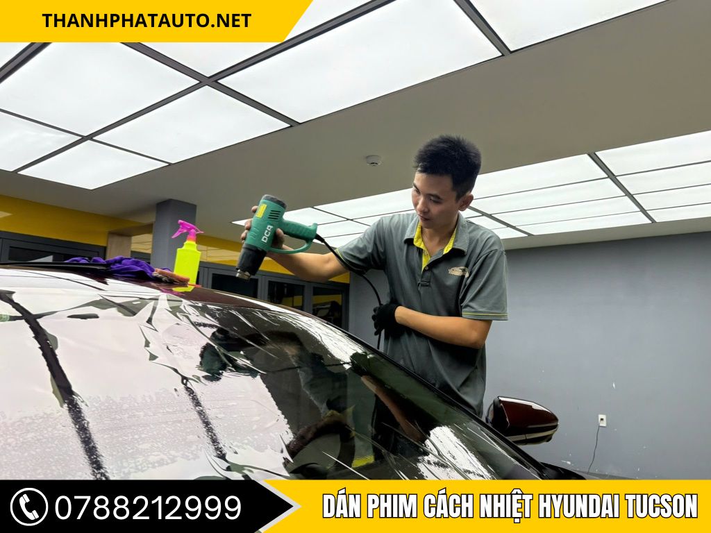 Dán Phim Cách Nhiệt Xe Hyundai Tucson – Chống Nóng Hiệu Quả
