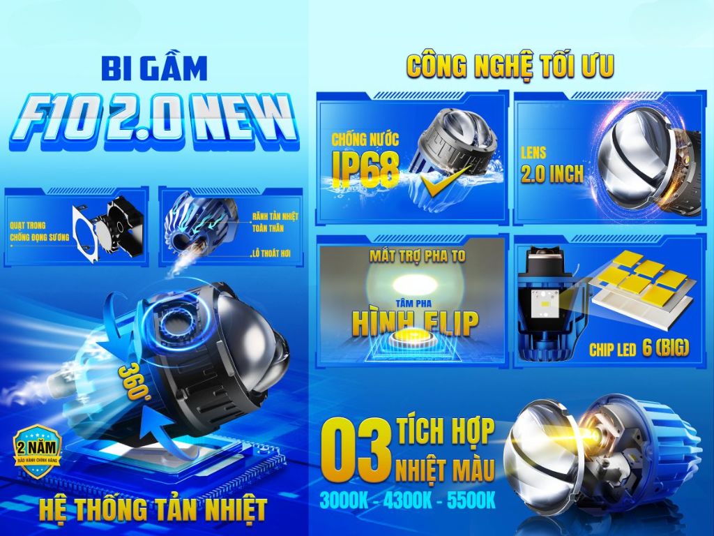 Bi Gầm X-light F10 2.0 New