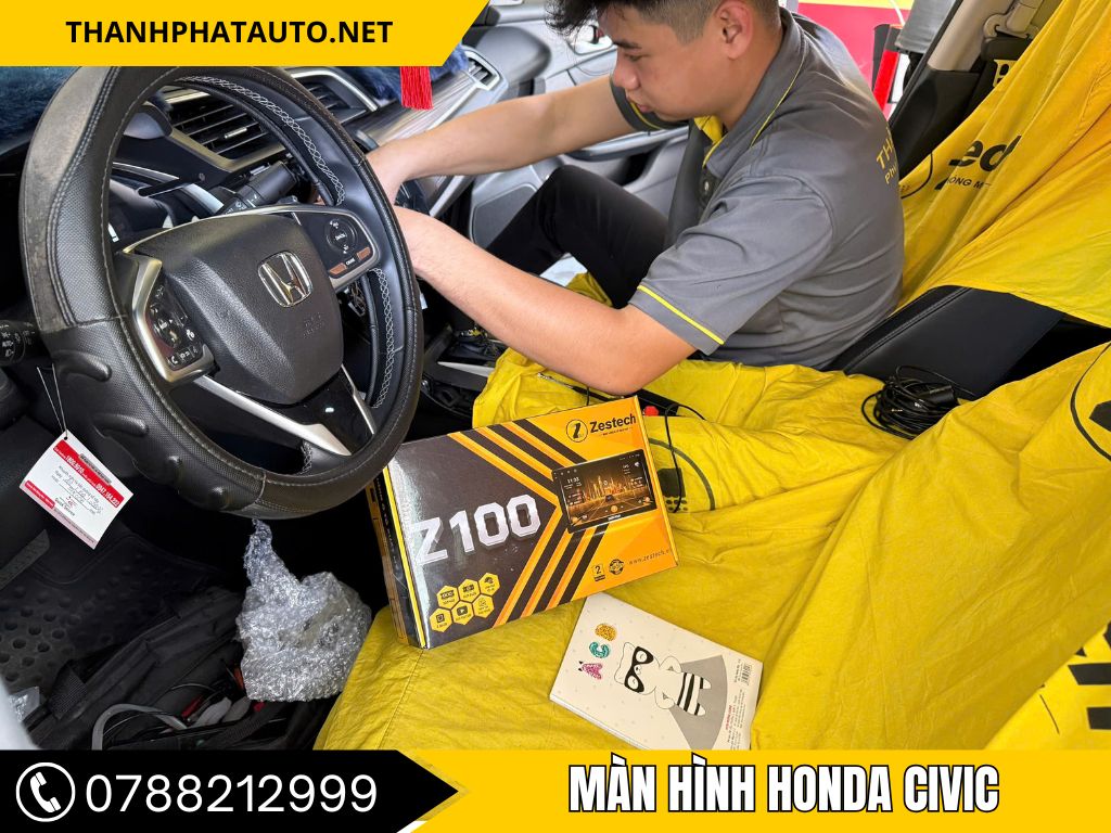 Màn Hình Android Zestech Z100 Cho Honda Civic 2019