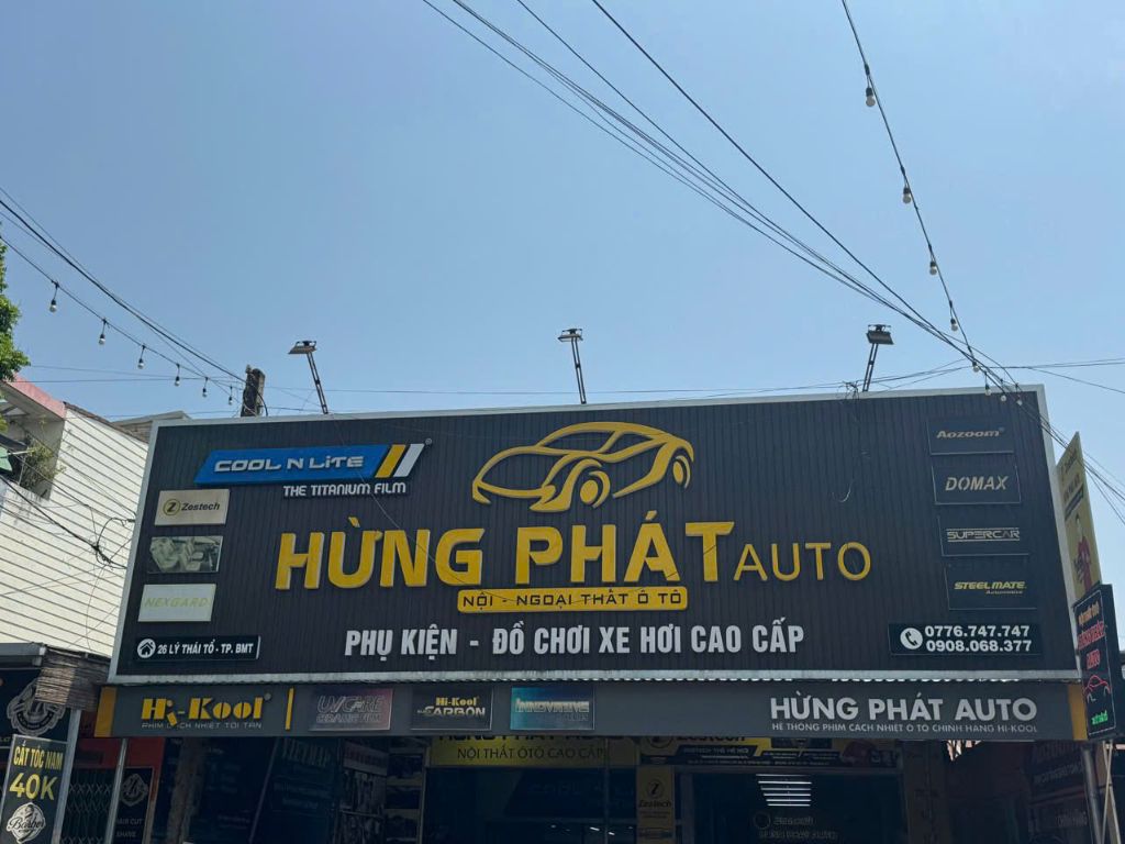 Phụ kiện ô tô tại Buôn Ma Thuột