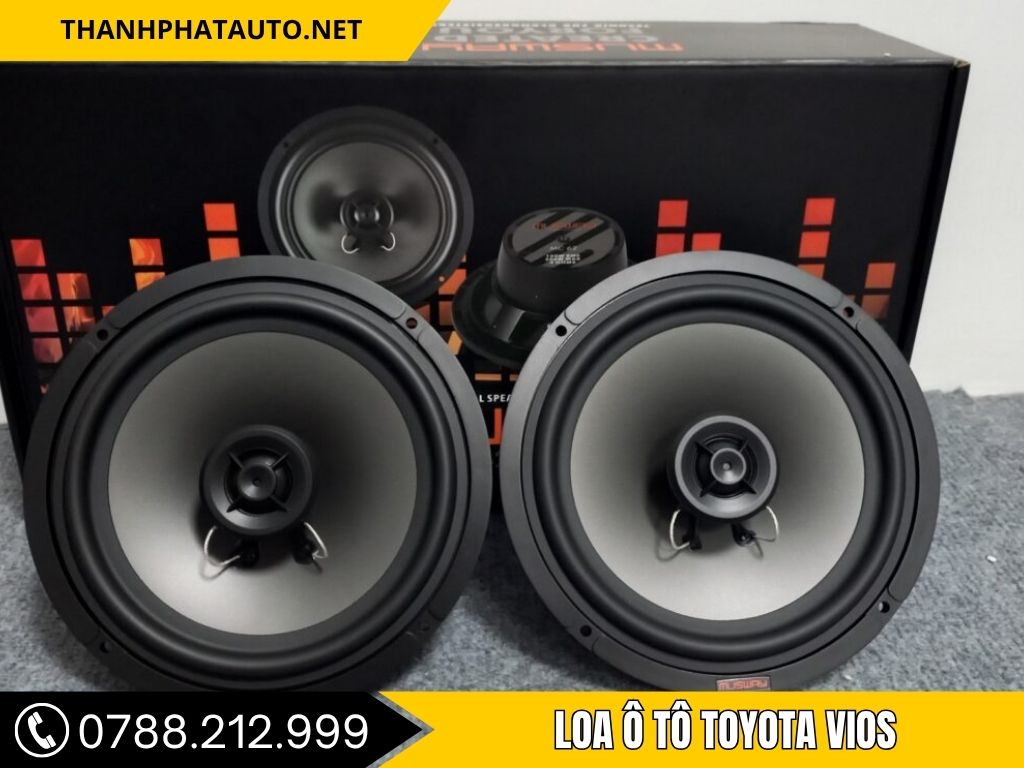 "Độ Loa ô tô tại Long Thành – phụ kiện âm thanh chất lượng cho xe Toyota Vios, lắp đặt tại Thanh Phát Auto."