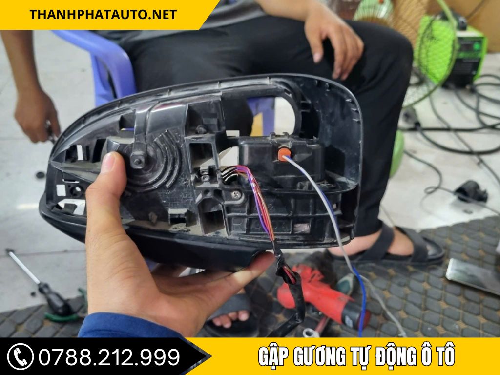 gập gương tự động