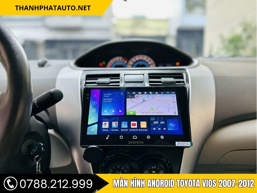 Màn Hình Android Toyota Vios 2007– Nâng Cấp Tiện Nghi Cho Xe Của Bạn