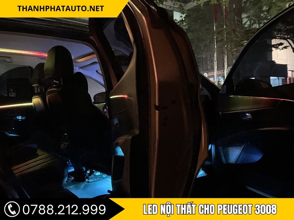 LED NỘI THẤT cho Peugeot 3008
