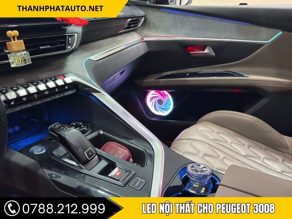 LED NỘI THẤT cho Peugeot 3008