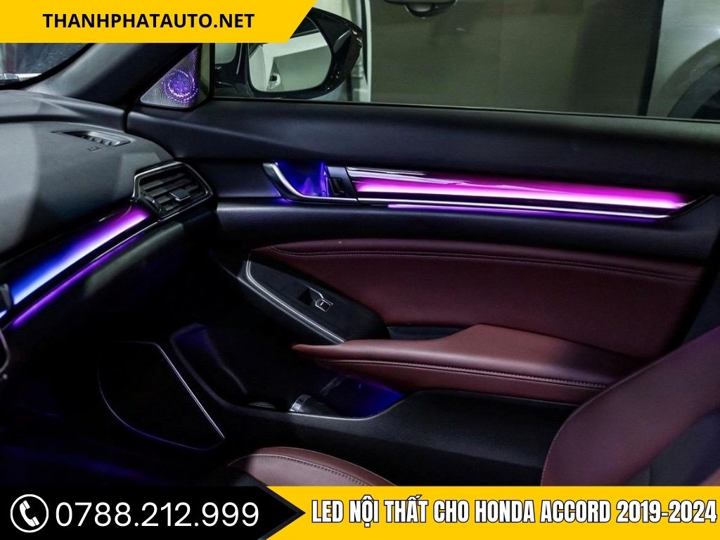 Lắp Đặt LED Nội Thất Accord 2019-2024