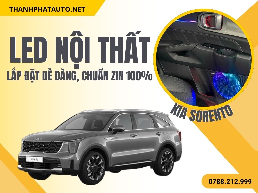 LED Viền Nội Thất Kia Sorento