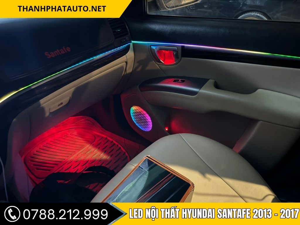 Led nội thất Hyundai SantaFe 2013 - 2017