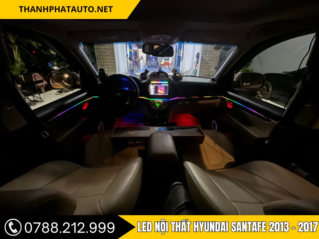 Led nội thất Hyundai SantaFe 2013 - 2017