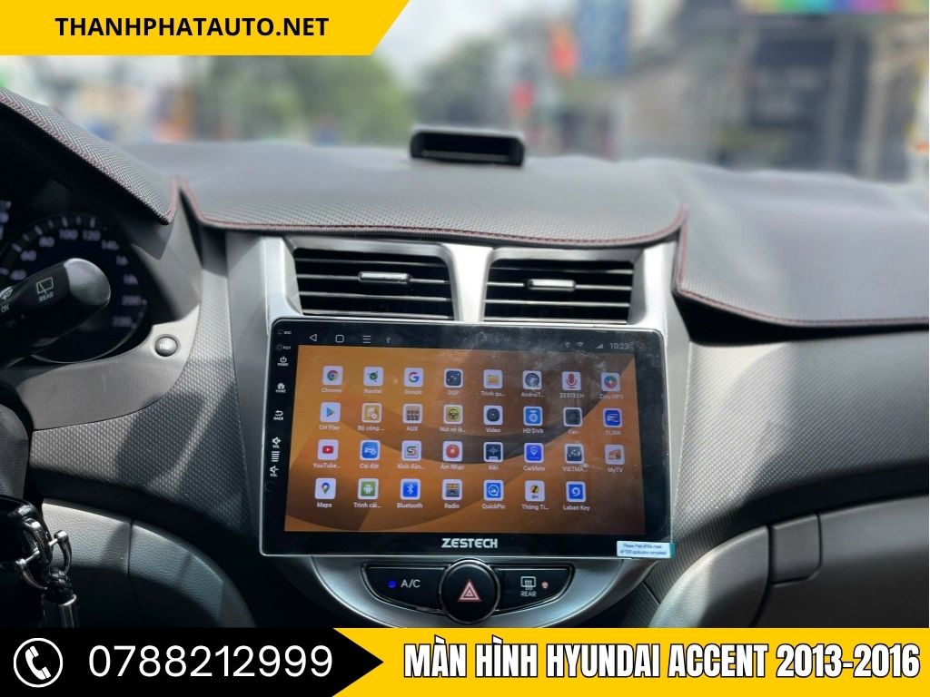 Màn hình Android cho Hyundai Accent 2013 mang đến giao diện trực quan và dễ sử dụng. Kết nối Wi-Fi, điều khiển bằng giọng nói, và khả năng tương thích với camera lùi, giúp chuyến đi của bạn thêm tiện nghi và an toàn.