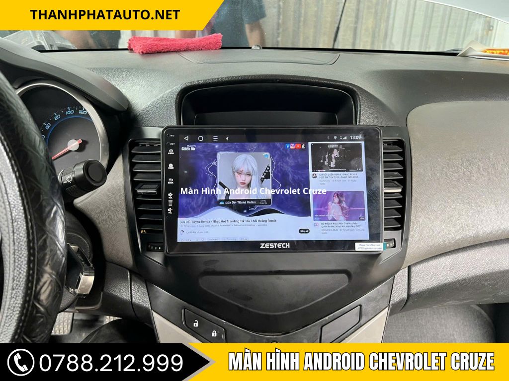 Màn Hình Android Chevrolet Cruze