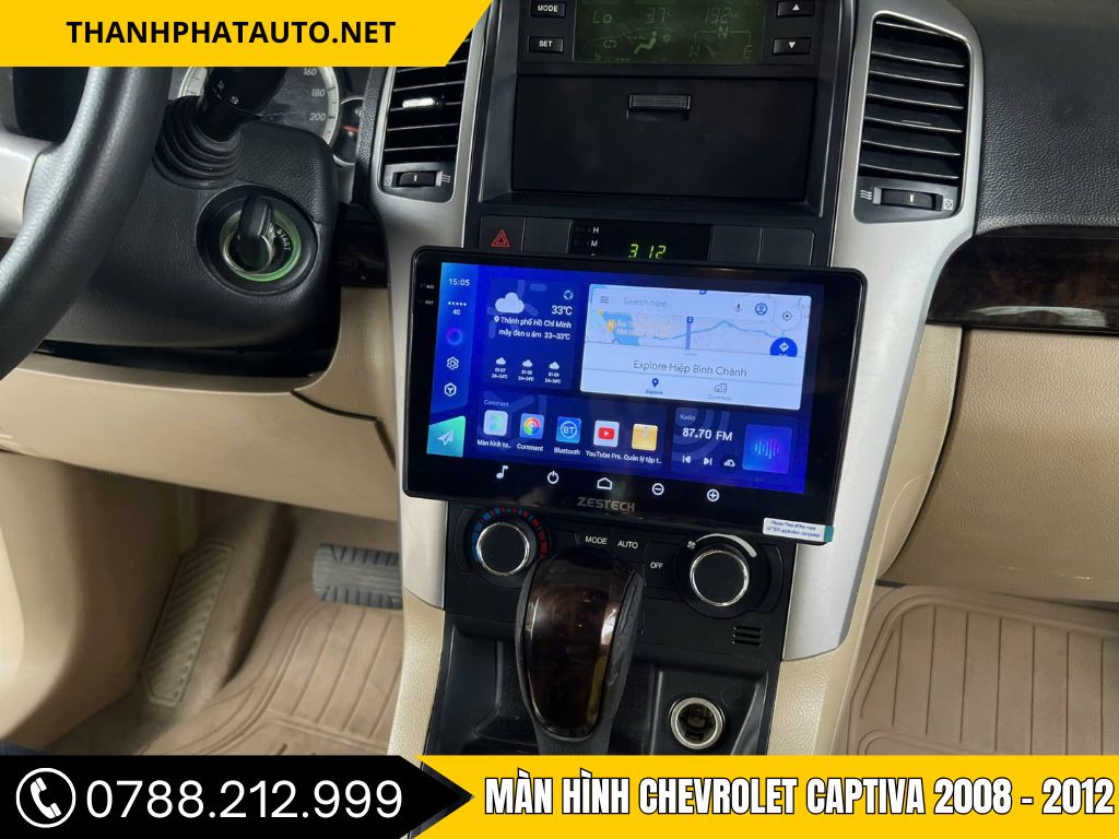 Hình Ảnh Màn Hình Chevrolet Captiva 2008, 2009, 2010, 2011, 2012