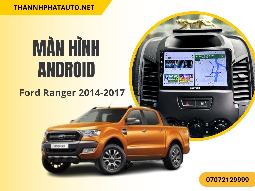 Với Màn Hình Ford Ranger 2014-2017, chiếc xe của bạn sẽ được trang bị một hệ thống giải trí Android hiện đại, hỗ trợ đầy đủ các tính năng như GPS, Apple CarPlay và Android Auto. Màn hình này giúp nâng cao trải nghiệm lái xe với giao diện trực quan, dễ sử dụng